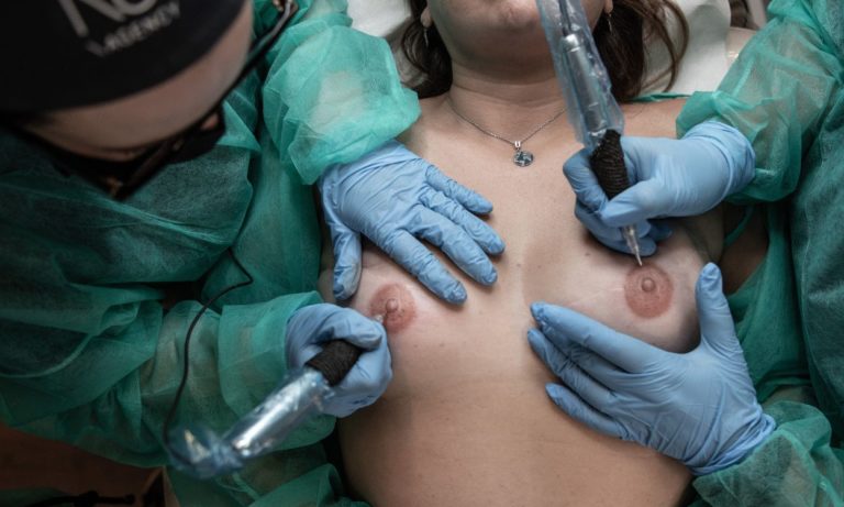 Curso micropigmentación areolar para enfermeras