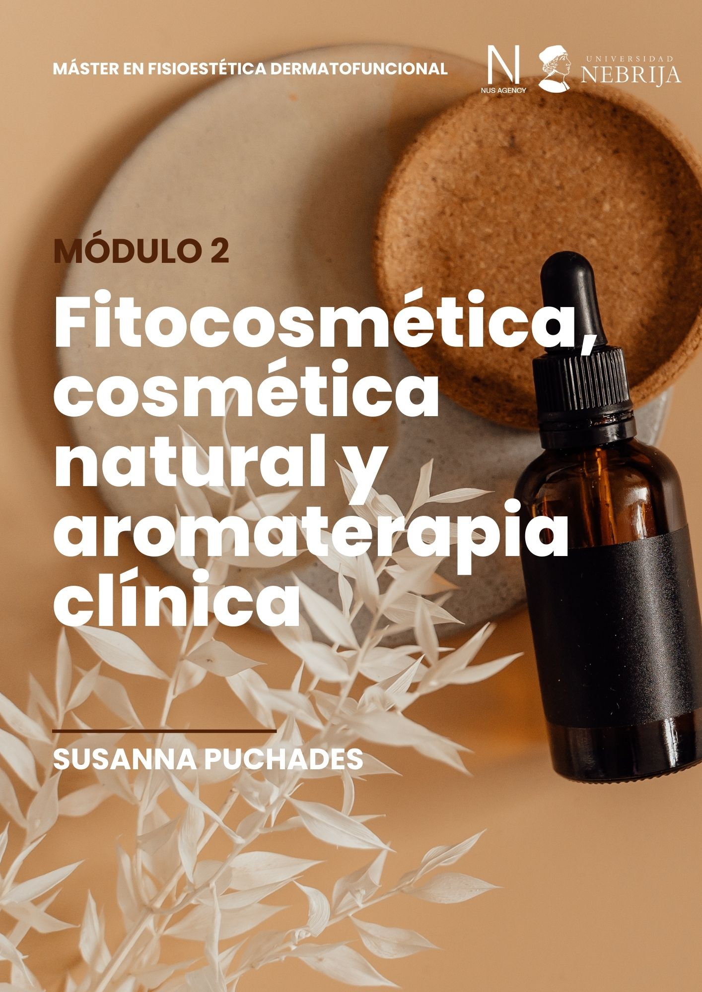 Portada módulo fitocosmética máster fisioestética dermatofuncional