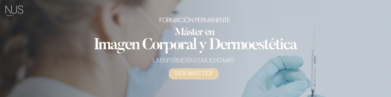 Banner Máster Enfermería Estética de Nus