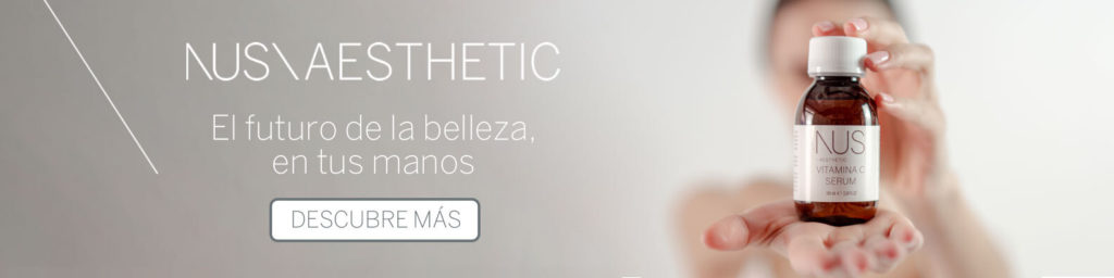 Banner Nus Aesthetic. Productos en dermoestética