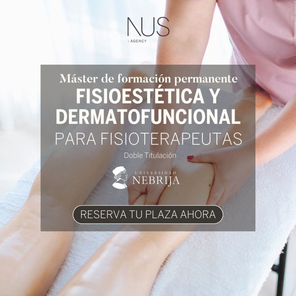 Banner Máster Fisioestética y Dermatofuncional de Nus Agency