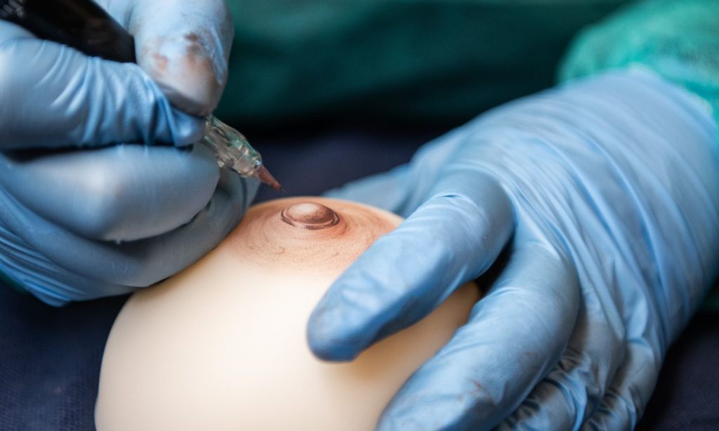 protesis de latex curso de micropigmentacion areolar