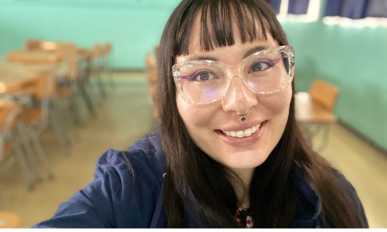 Daniela Avilés música en alumnos especiales